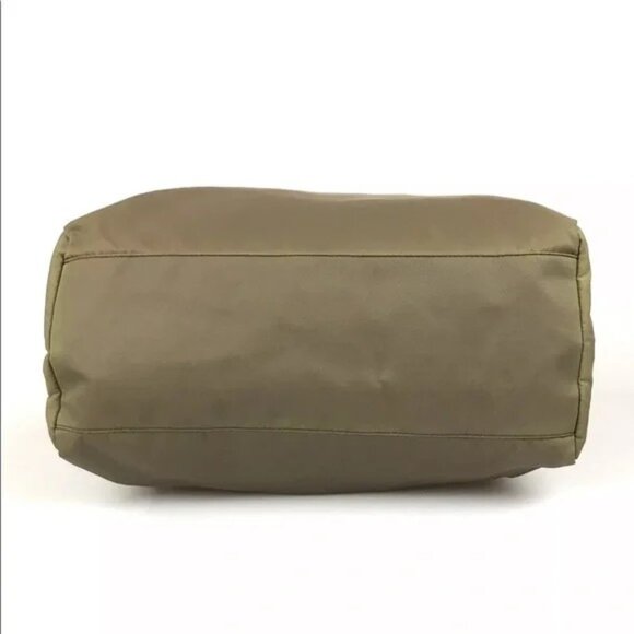 Prada Bag Khaki Green Nylon Tessuto City Handbag - Picture 8 of 16
